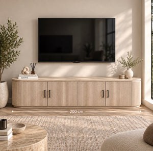 Travertin TV Meubel Beige 200 CM