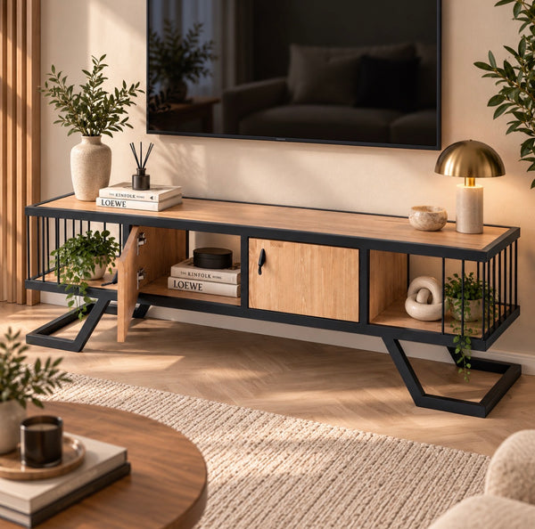 TV Meubel MDF - Metaal - 150 CM