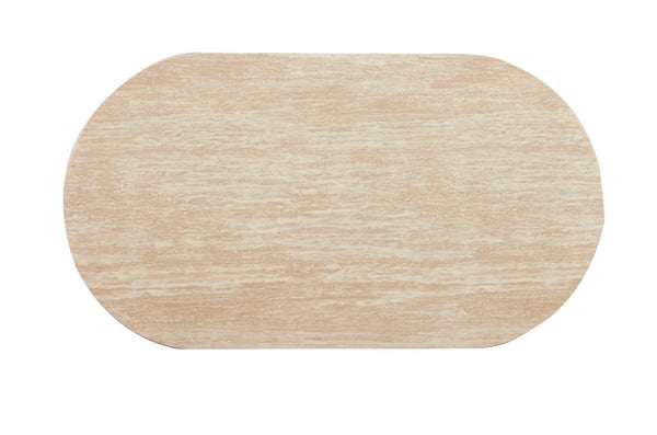 Eettafel Travertin Beige 180 x 90 cm