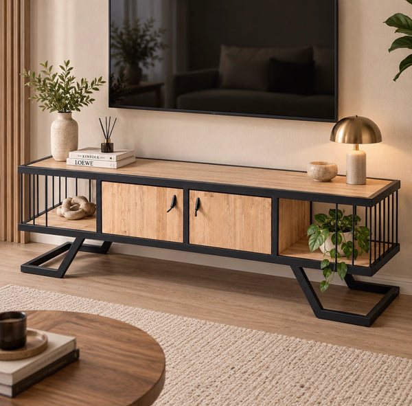 TV Meubel MDF - Metaal - 150 CM